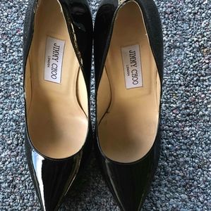 Jimmy Choo's Black Patent Leather Pumps 8.5
